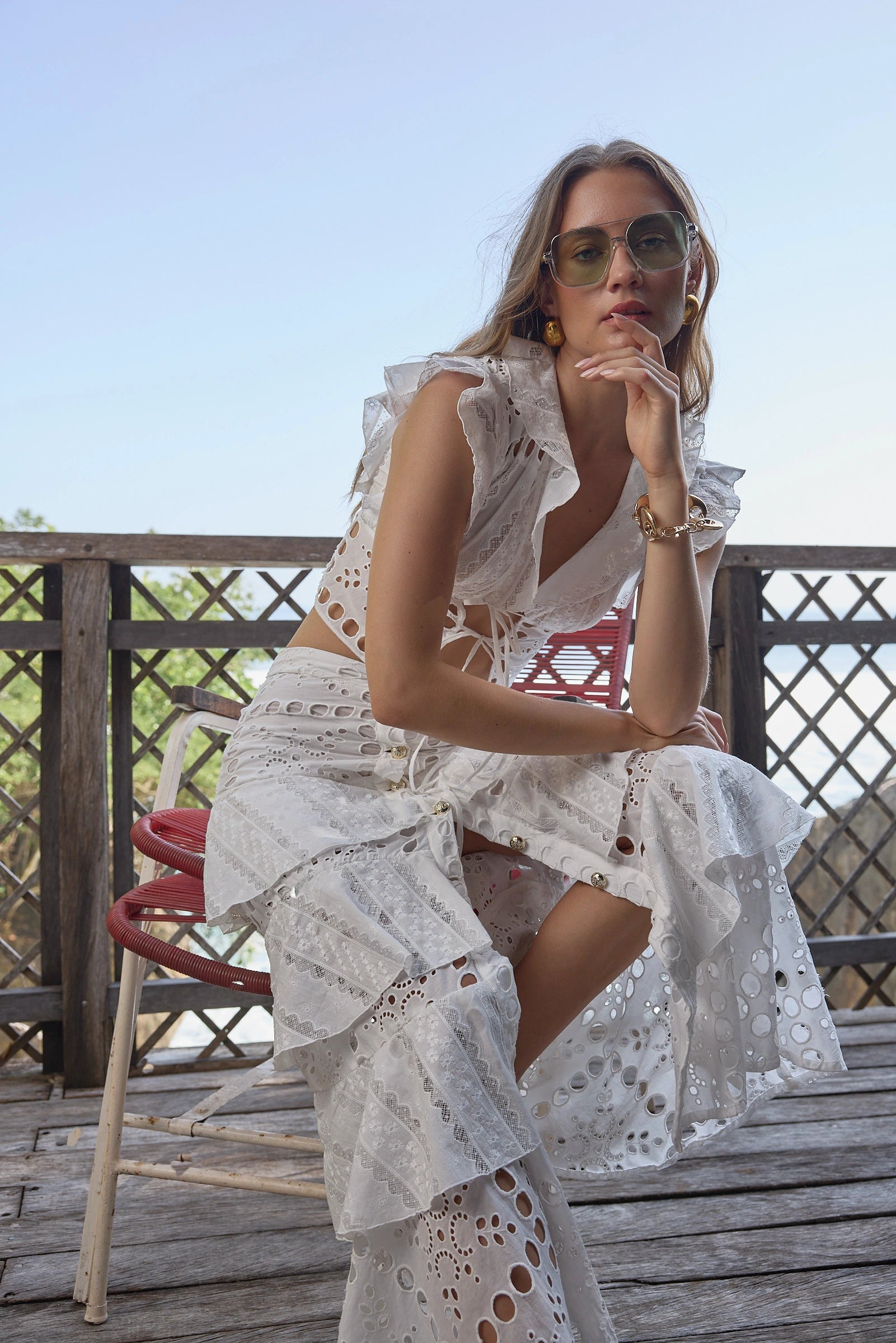 CERISE SKIRT - Miss Milne