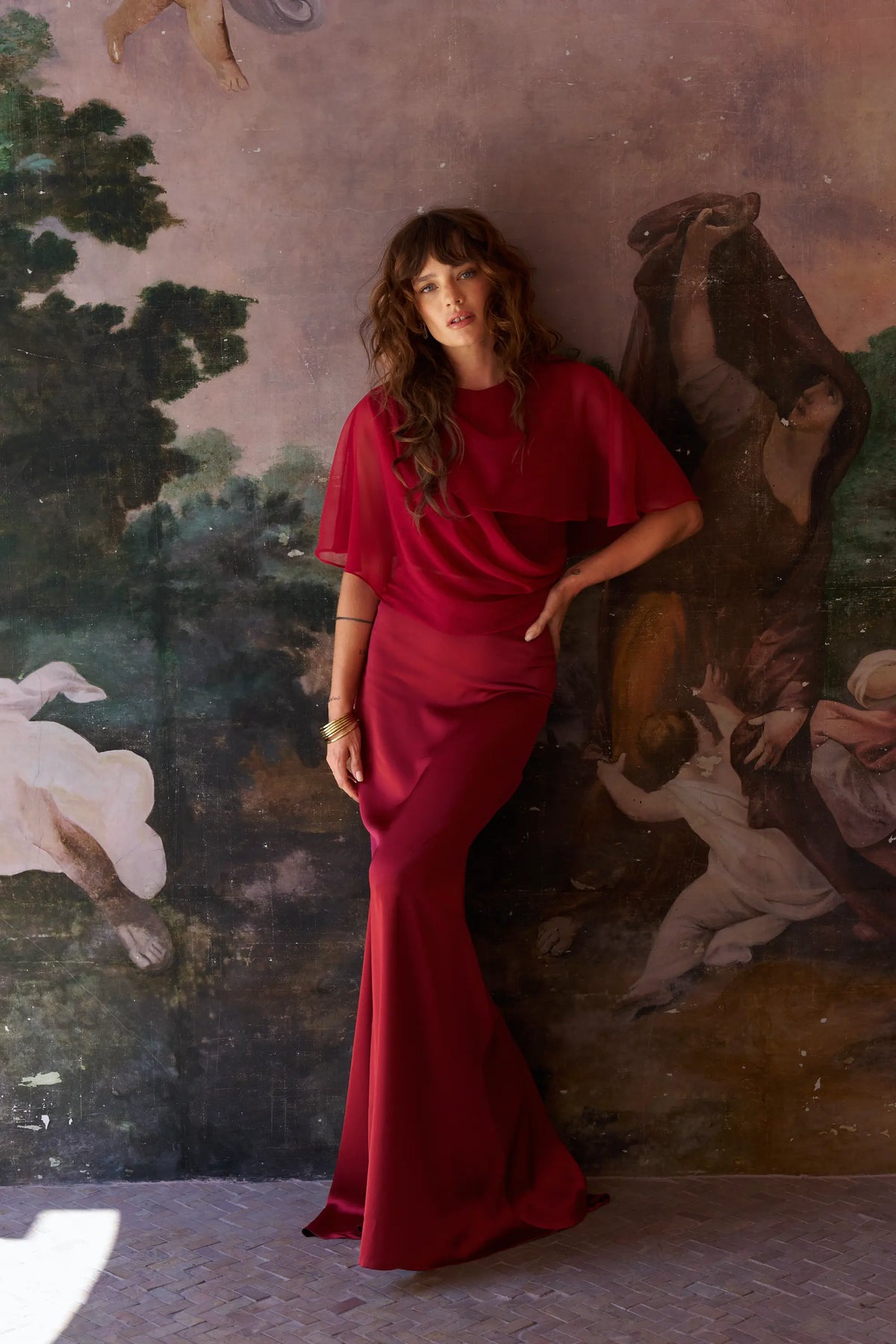 Leto Blouse — Burgundy