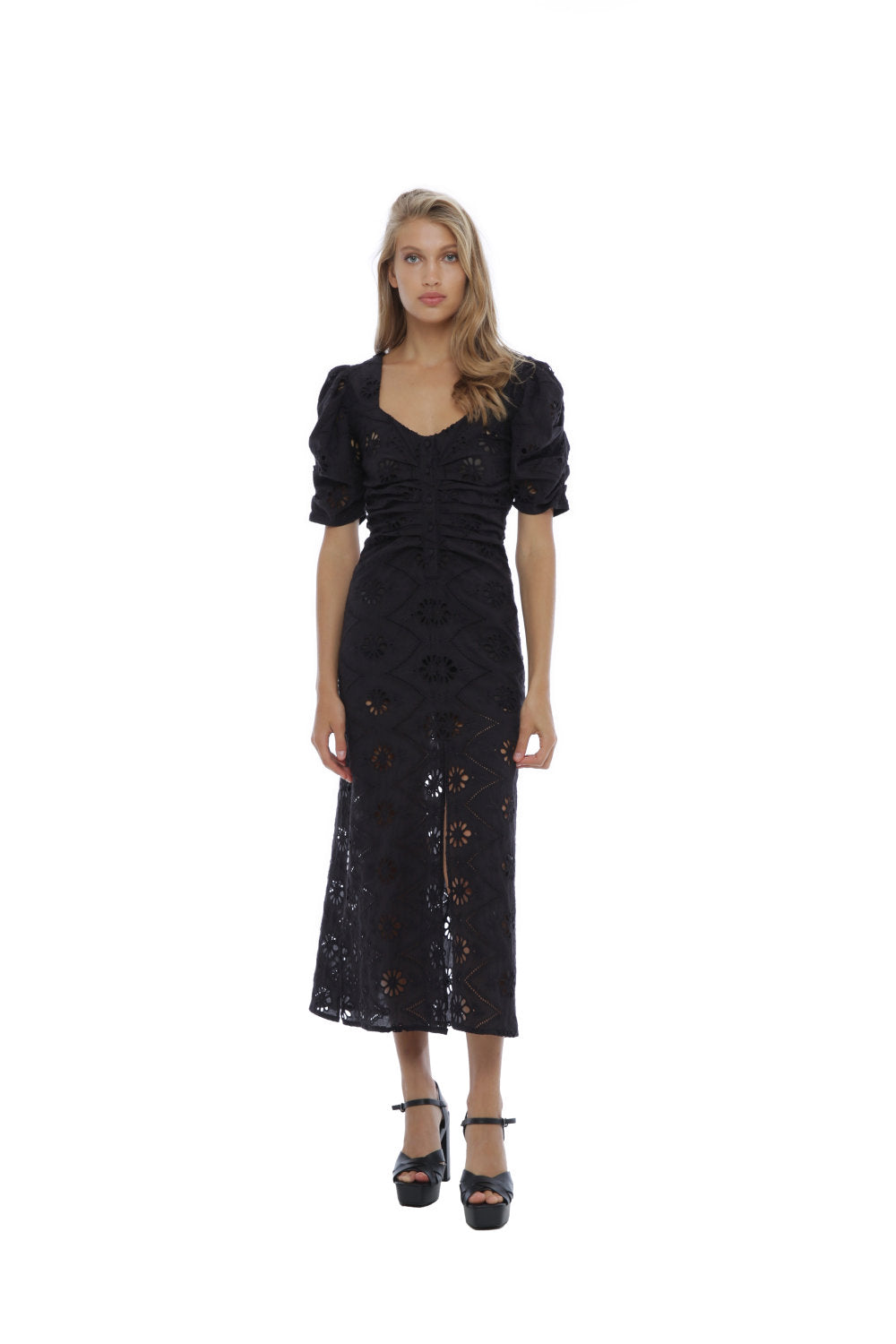 Lola Love Lace Dress Black - Miss Milne