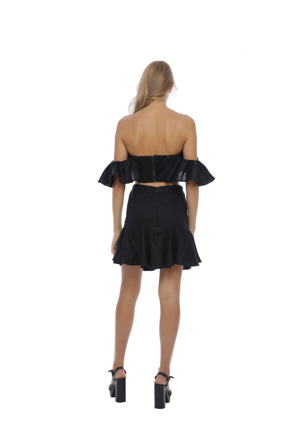 Lou Lou Blouse Black - Miss Milne