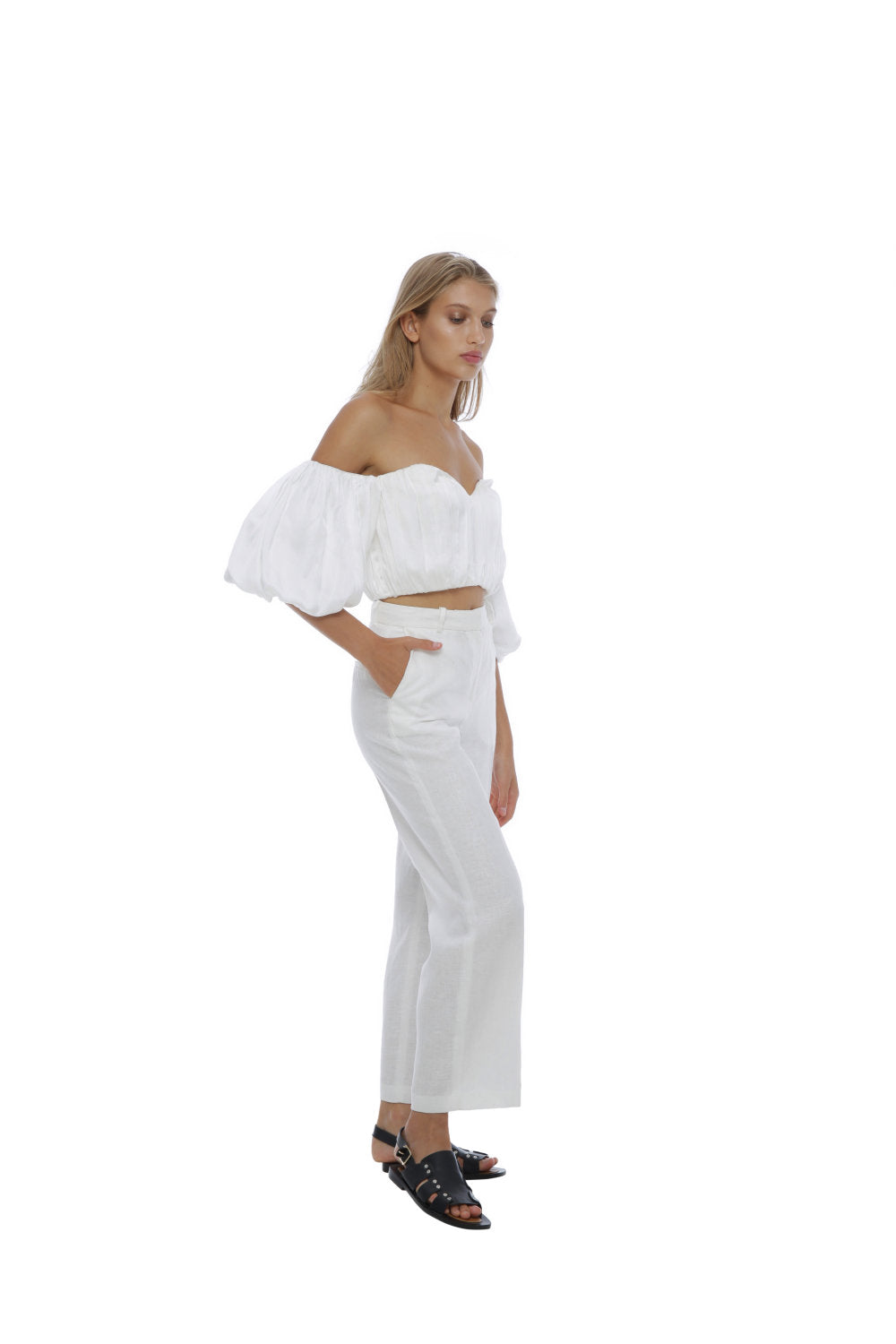 Capri Pants White - Miss Milne