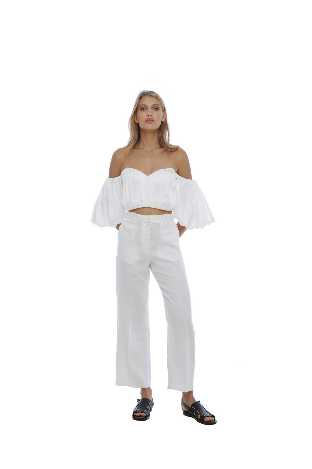 Capri Pants White - Miss Milne