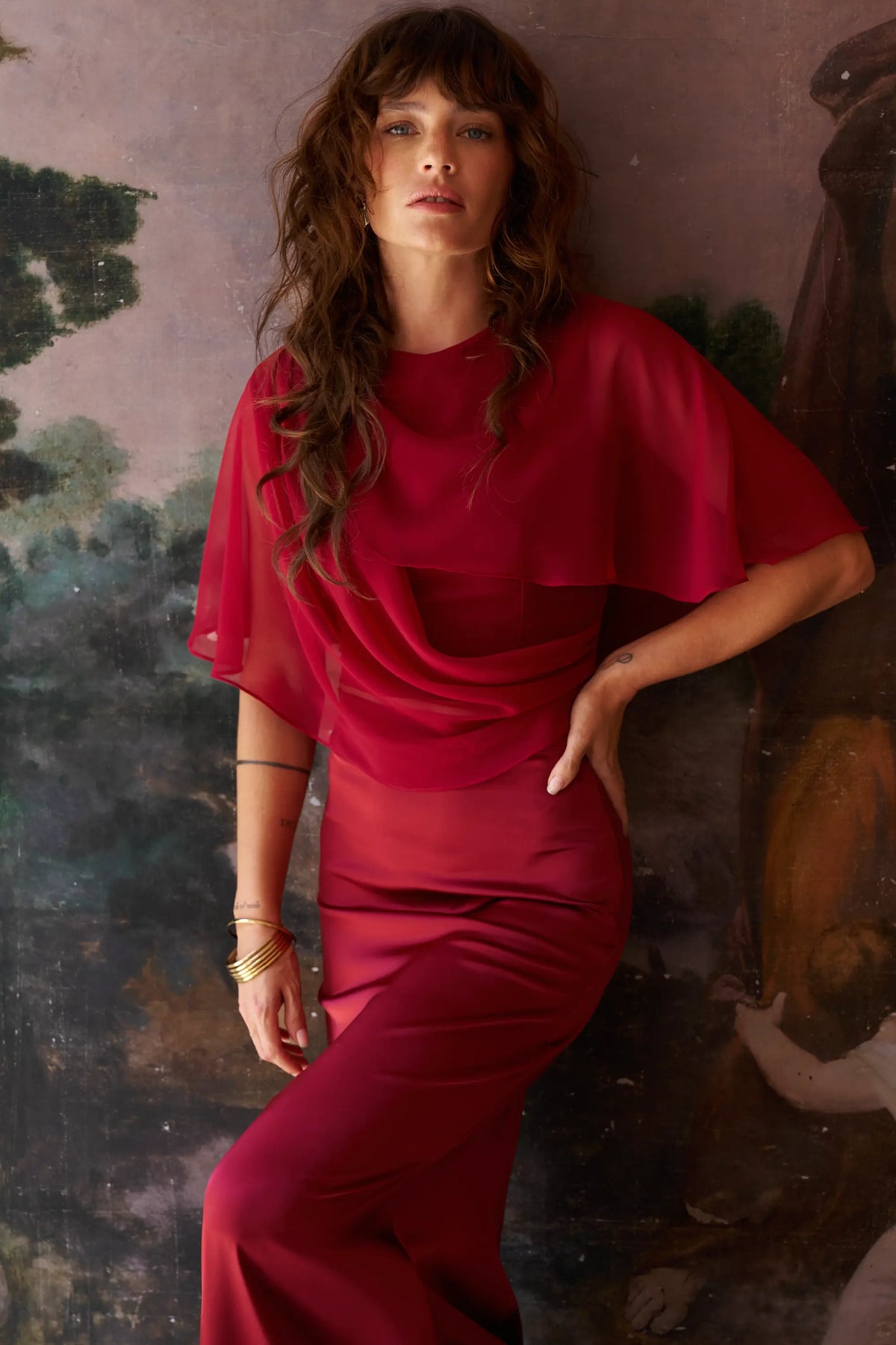 Leto Blouse — Burgundy