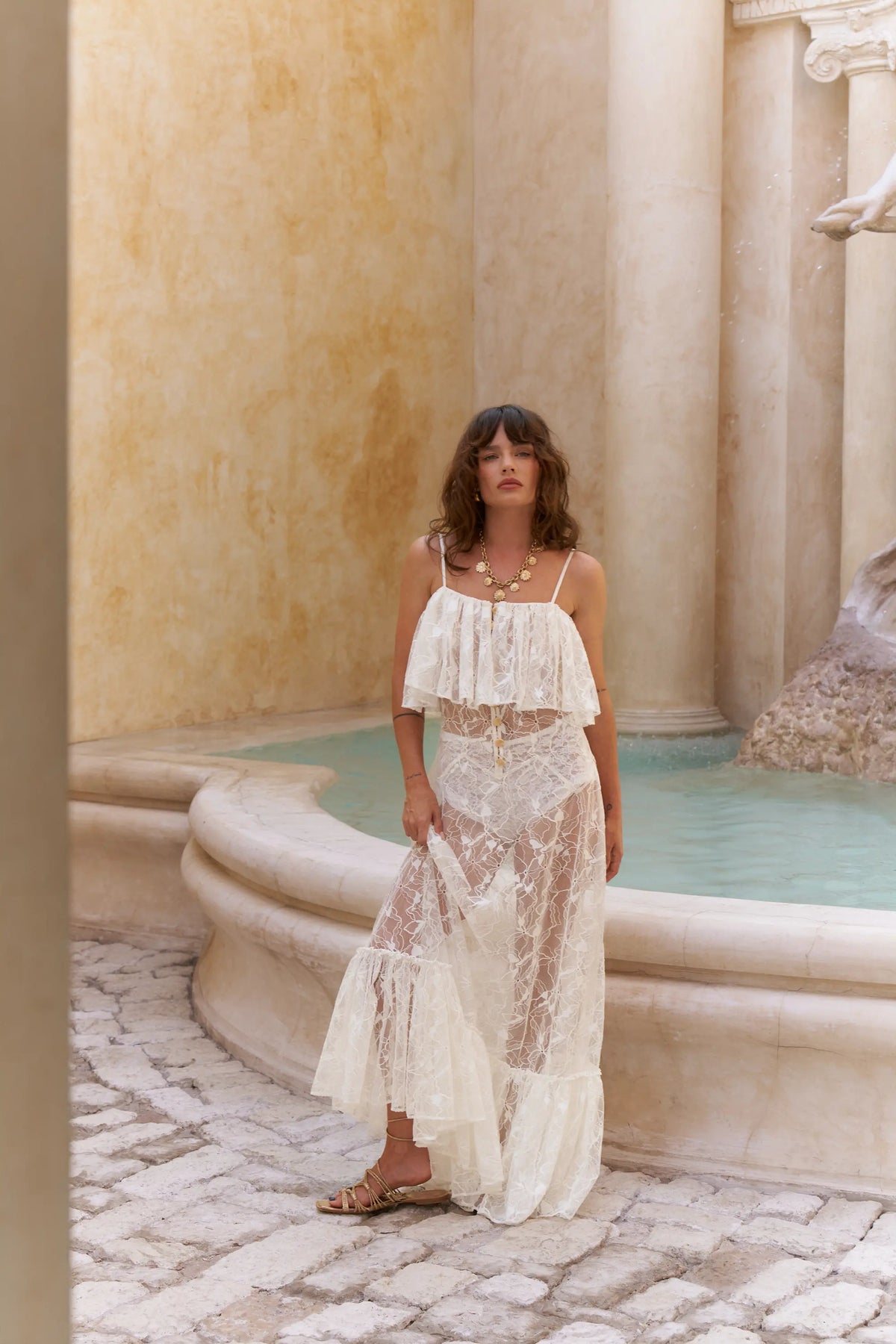 Taormina Lace Maxi