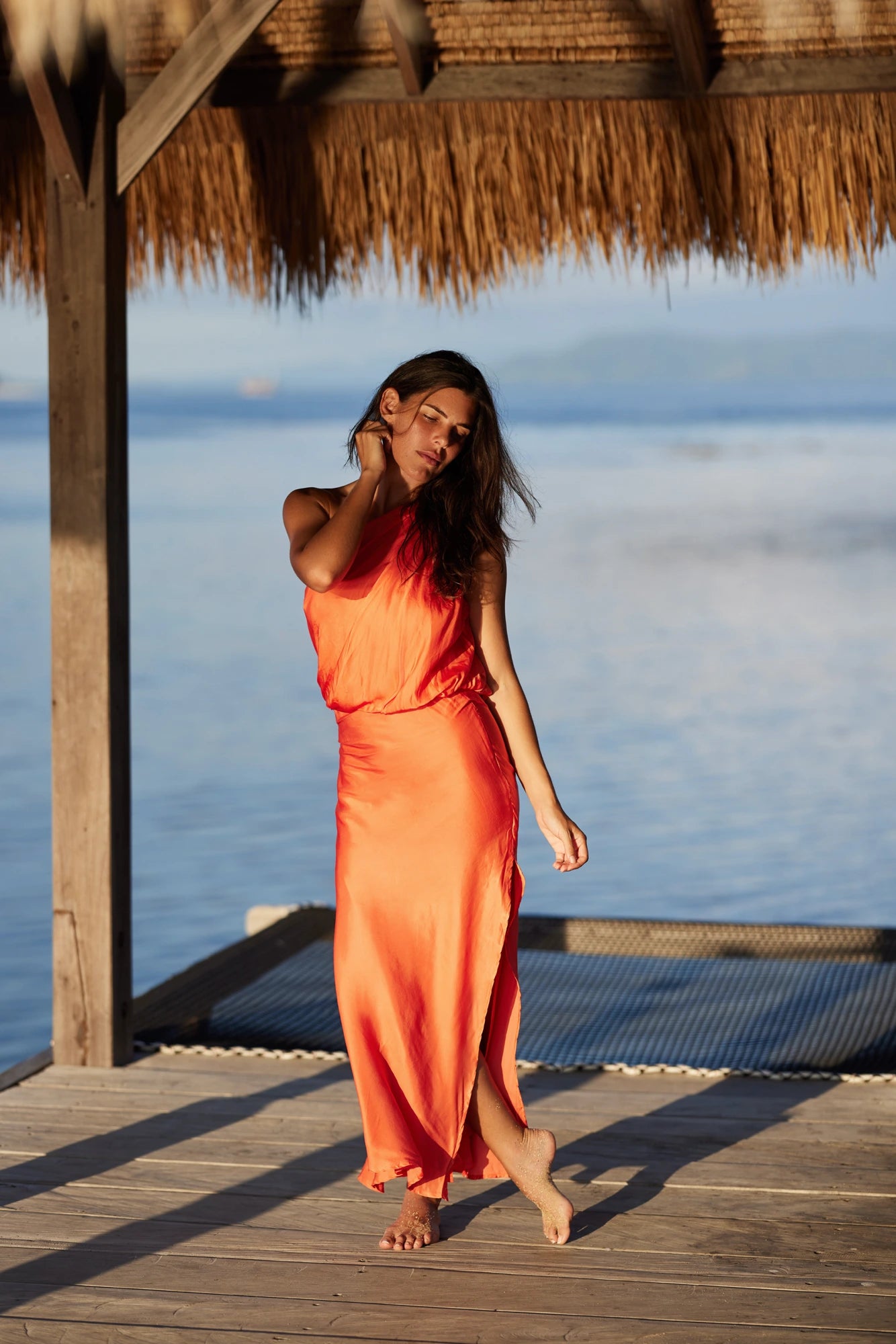 ELPIDA DRESS CORAL - Miss Milne