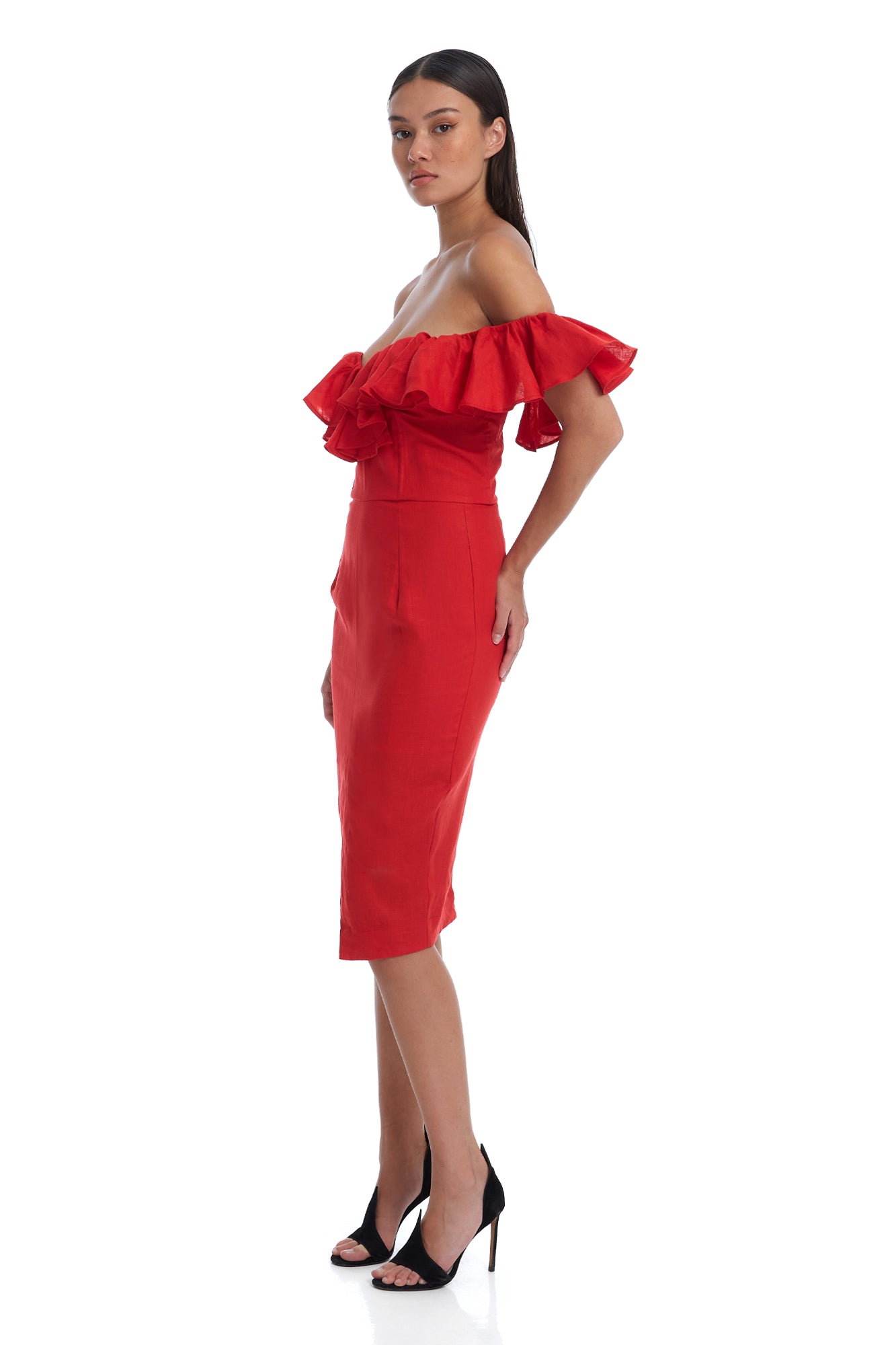 LOU LOU RUFFLE DRESS - Miss Milne