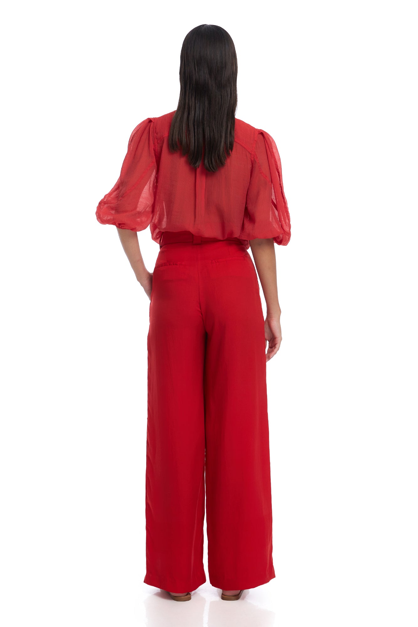 RED BLOUSE - Miss Milne