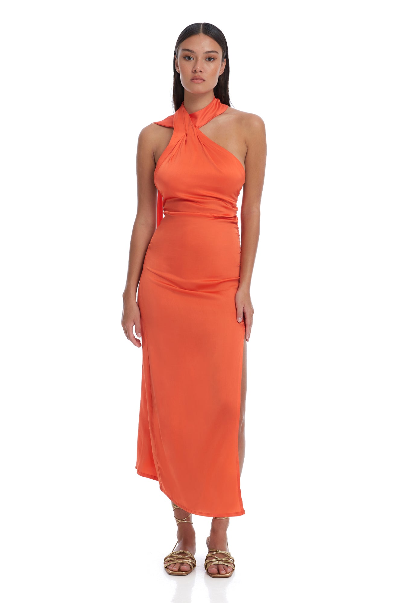 NECK TIE DRESS - Miss Milne
