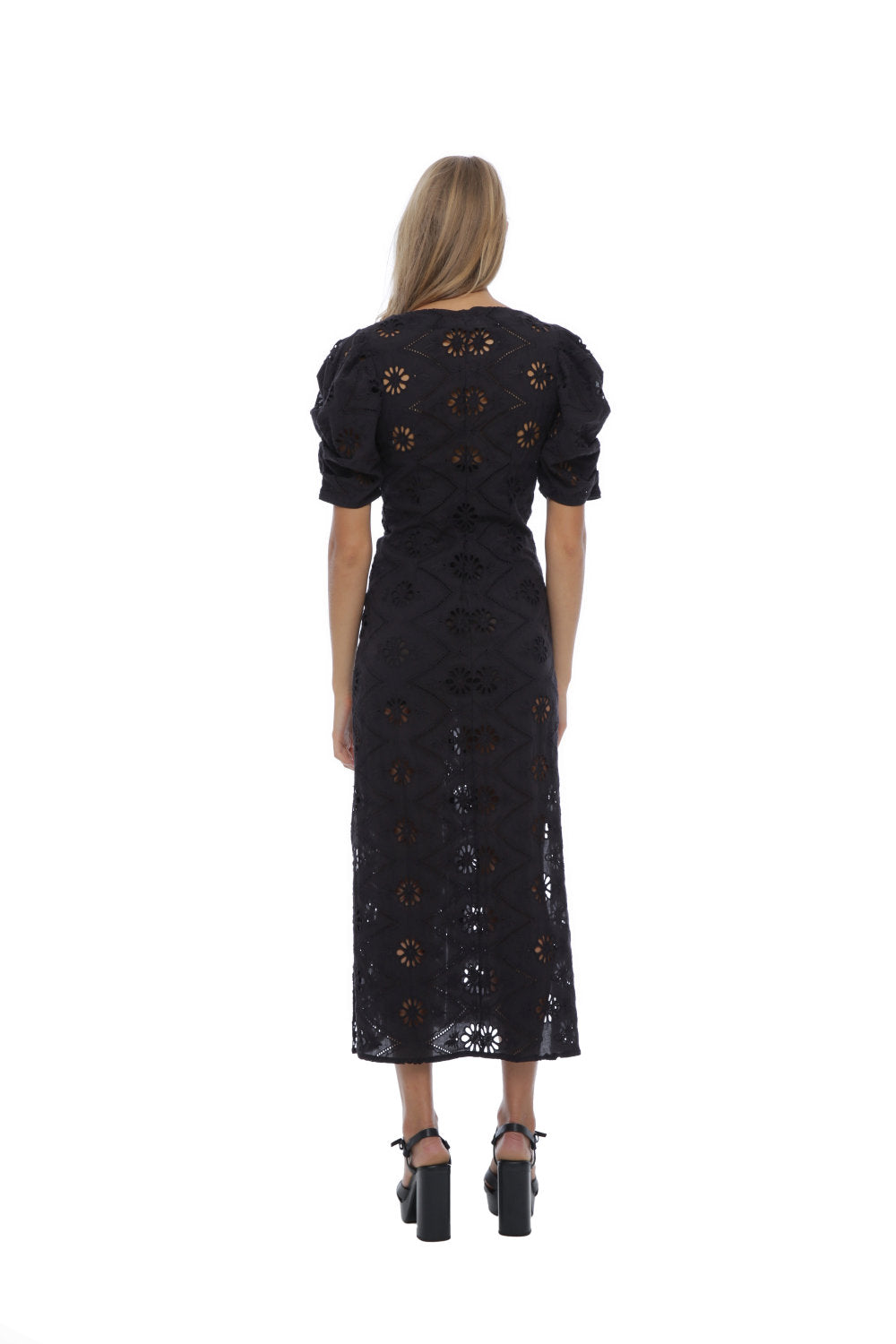 Lola Love Lace Dress Black - Miss Milne