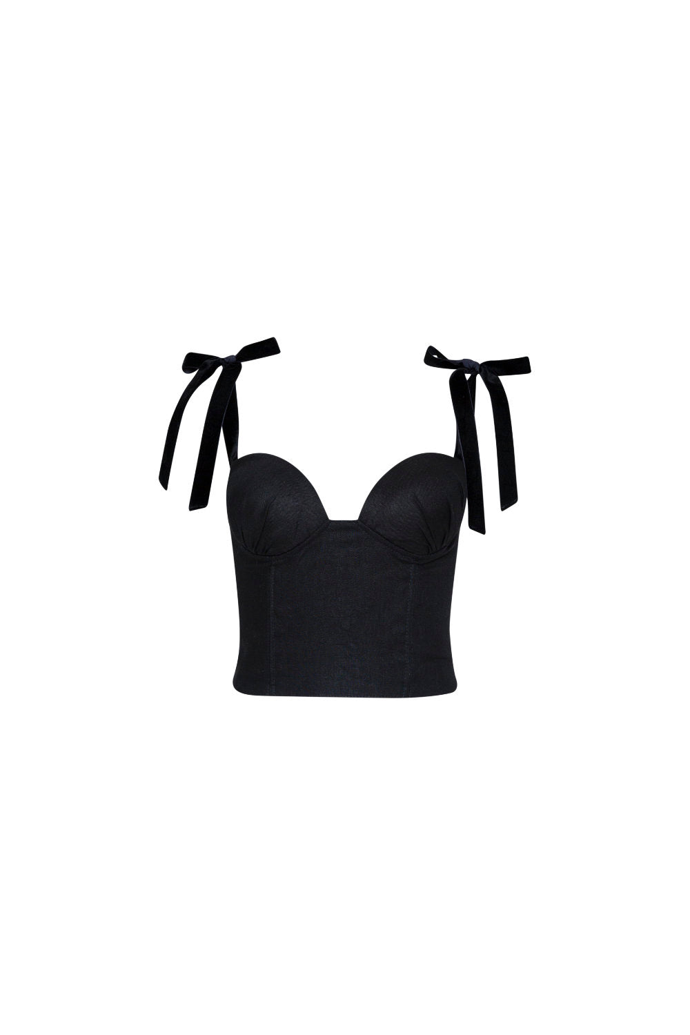 AMALFI BODICE BLACK - Miss Milne