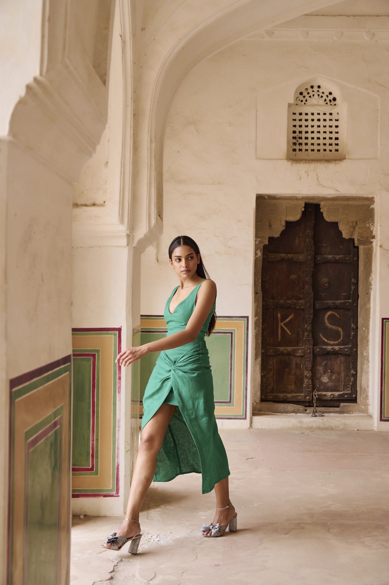 SAVANNAH SKIRT APPLE GREEN - Miss Milne