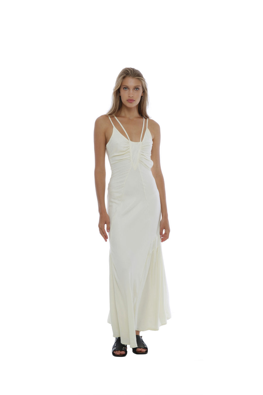Alexa Dress Vanilla - Miss Milne