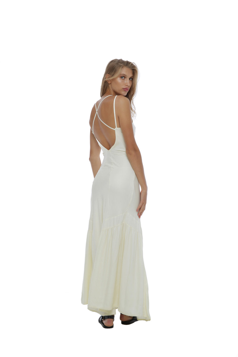 Alexa Dress Vanilla - Miss Milne