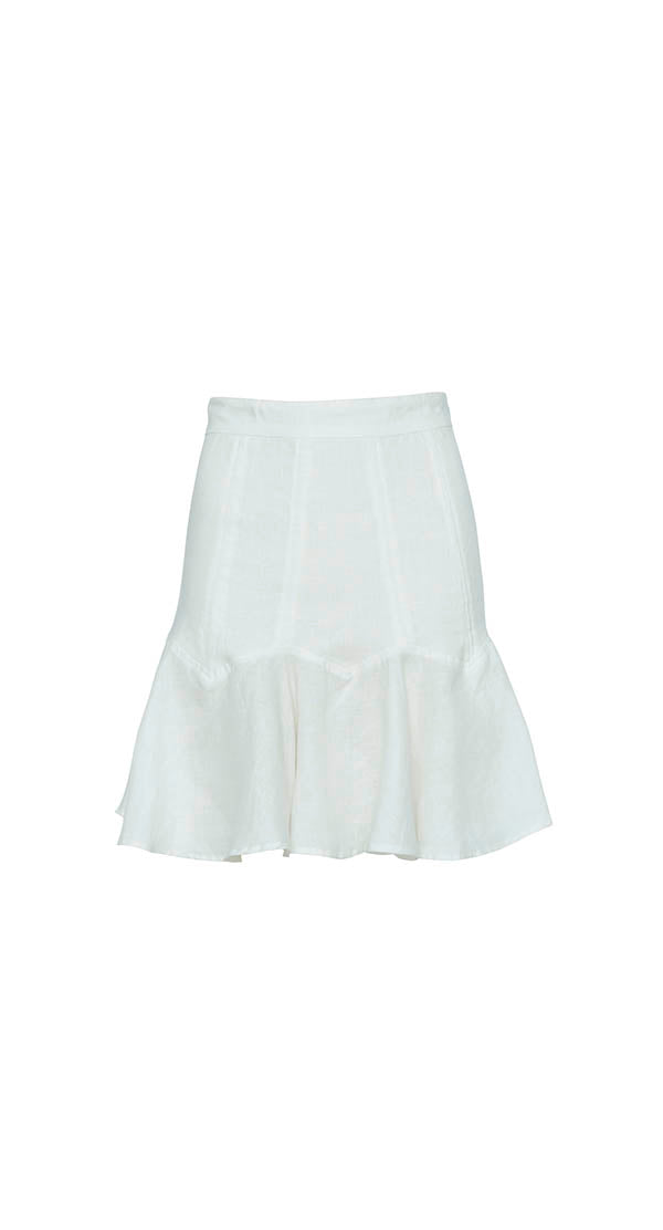 LOU LOU SKIRT WHITE - Miss Milne